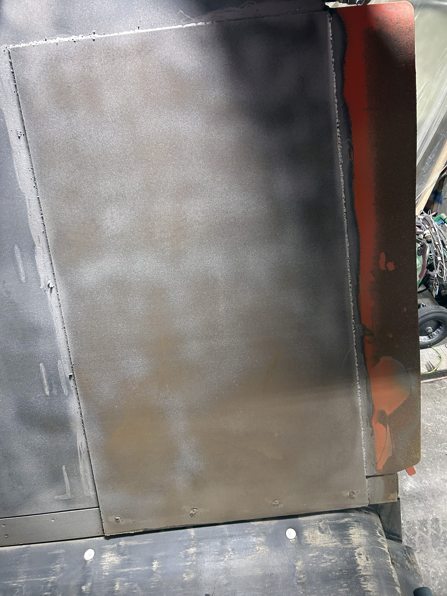 Steel Panel Rust & Coating Removal