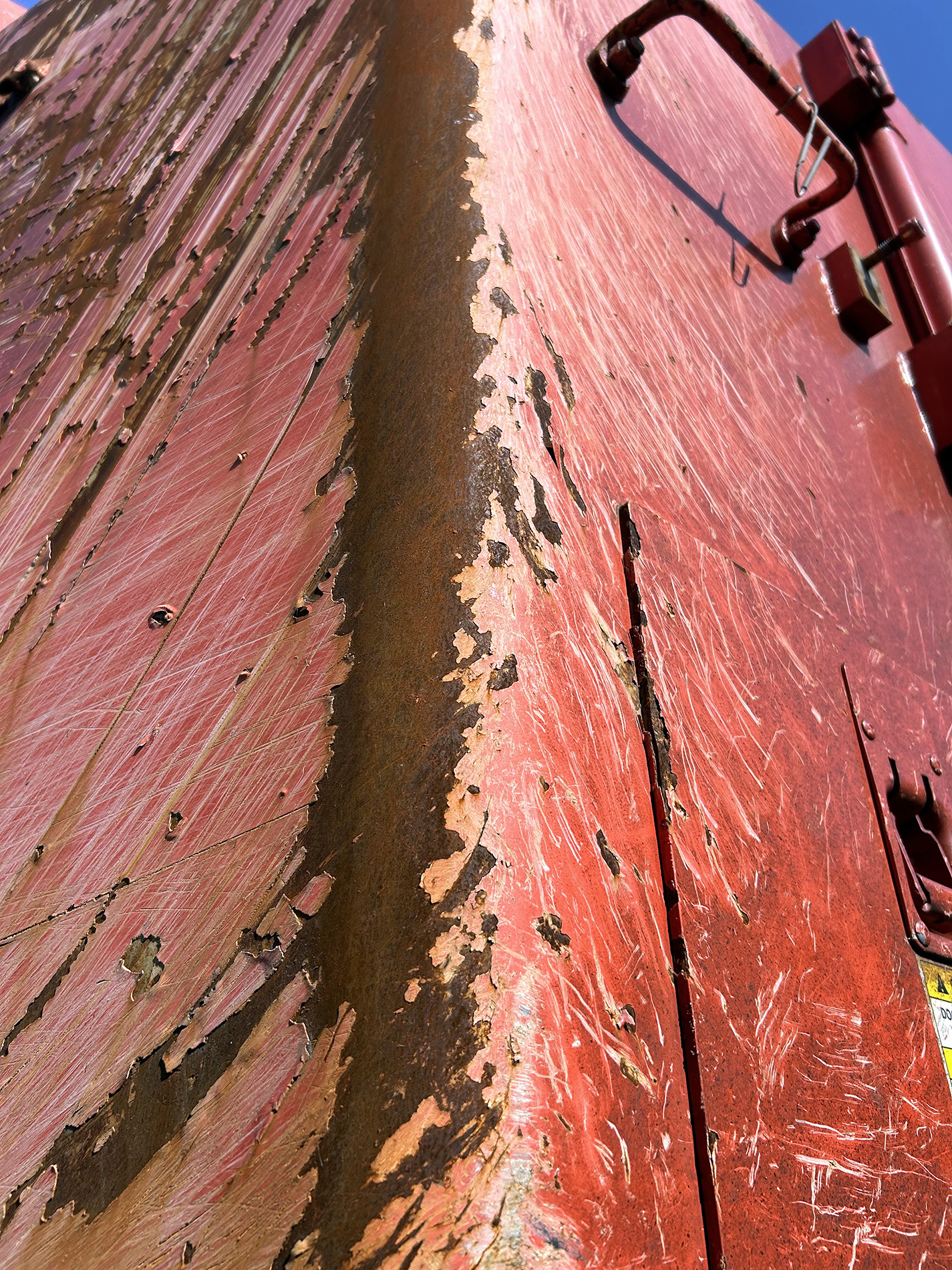 Paint & Rust Removal from Industrial Surface